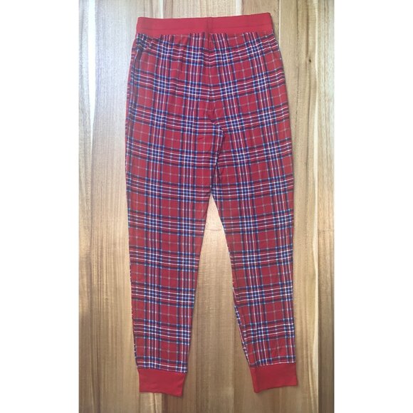 Wondershop Mens Red Plaid Pajama Pants With Drawstring Waist Size Medium - Picture 4 of 10